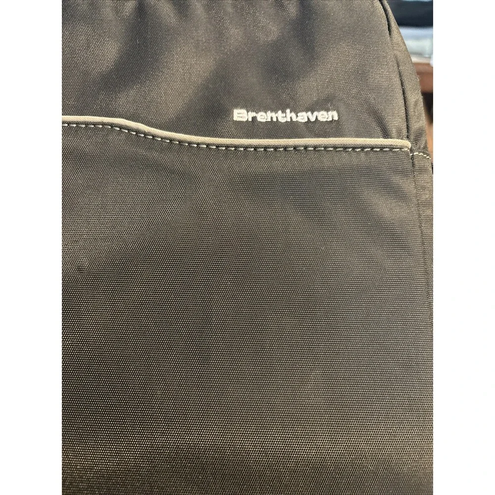 Brenthaven Laptop Bag Tablet iPad Hard Padded Travel Holder Vertical Case Black